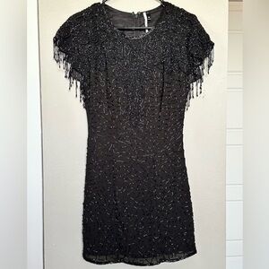 Topshop boutique beaded cocktail dress
